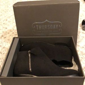 Thursday Boot Co. Suede Booties. Brand New.